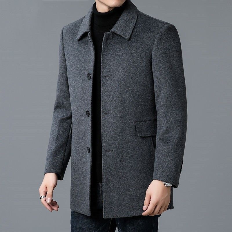 Muffler Men Wool - Yün Karışımlı Kaban Beyaz Erkek Şal