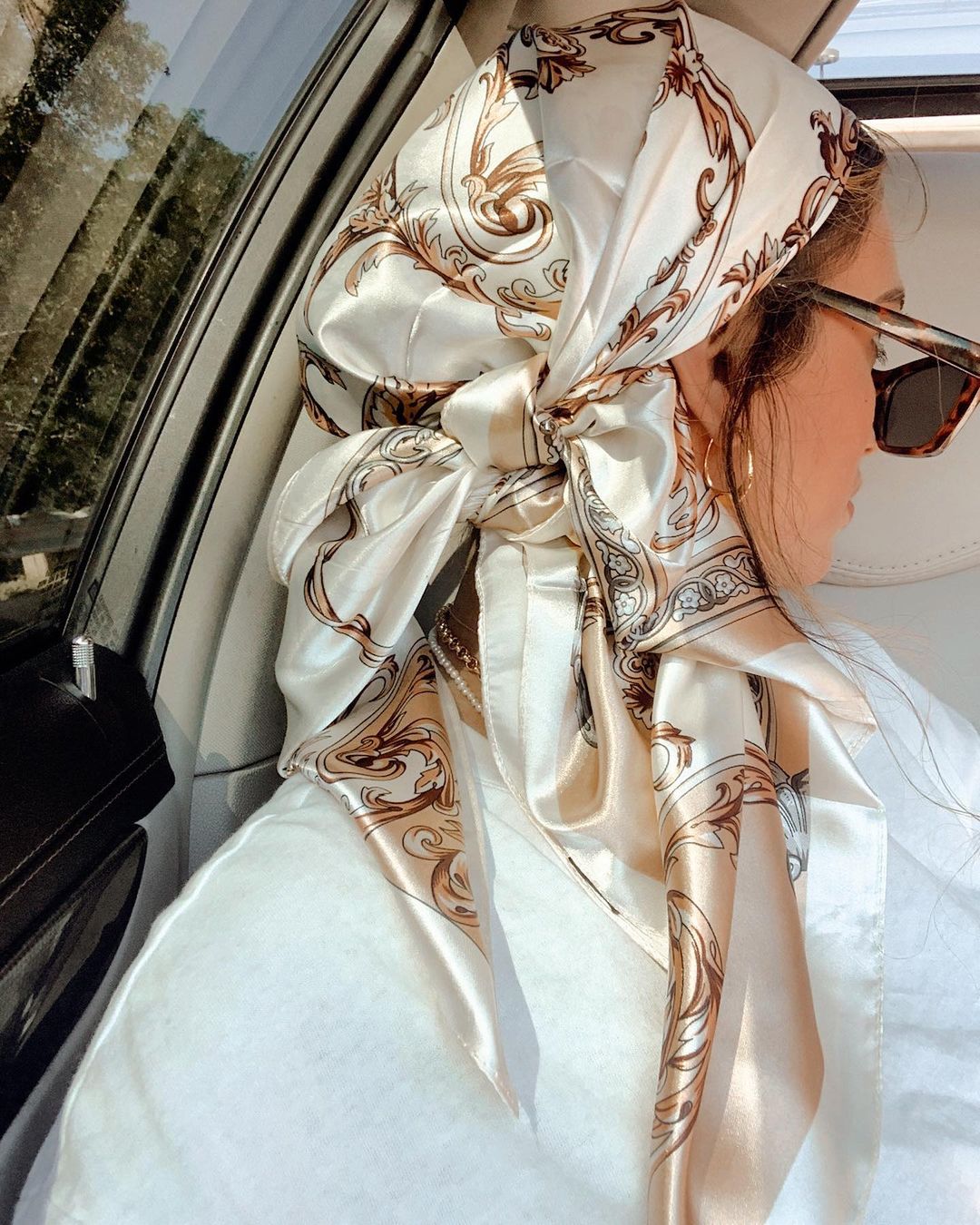 Saten Kare Eşarp Kadın Müslüma - Scarf Silk Square incelemesi ve fiyatı