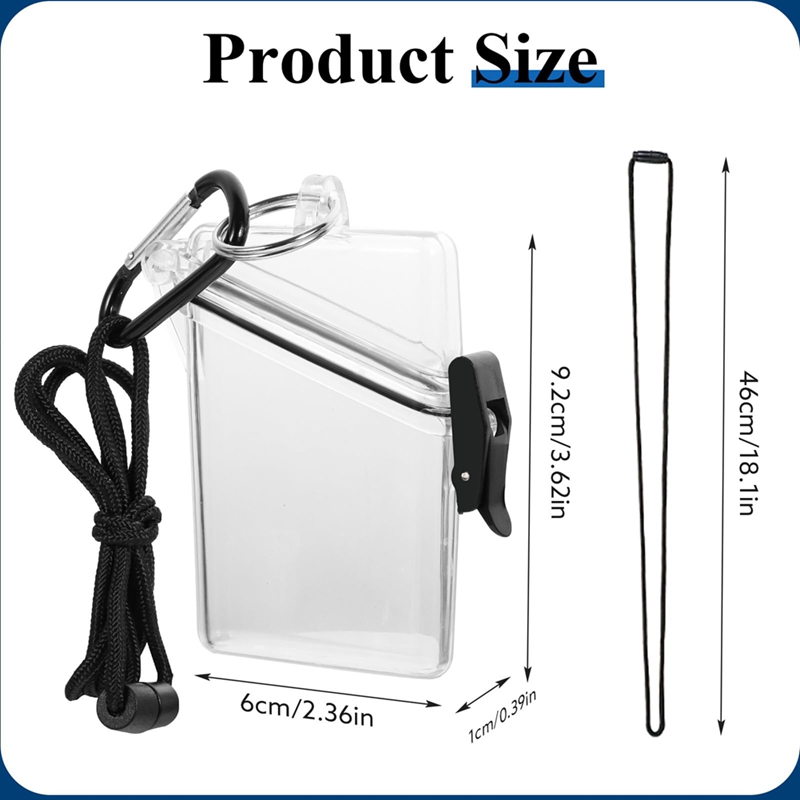 5'li Paket Su Geçirmez Kimlik  - Lanyard Badge Holder incelemesi ve fiyatı